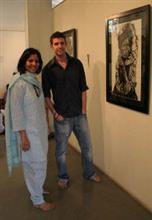 Lakshmi Kumar and the artist