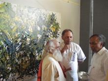 Felicitation of Artist Prof. D. S. Khatavkar