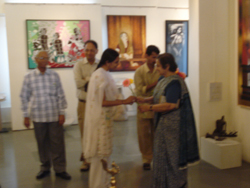 Felicitation Ceremony of Live Painting & Sculpting by Women Artists