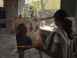 Live Painting & Sculpting by Women Artists