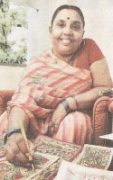 Artist Shanti Devi, Mithila (Madhubani) Painter from Bihar