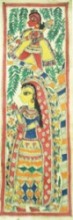 Mithila (Madhubani) Painting by Shanti Devi