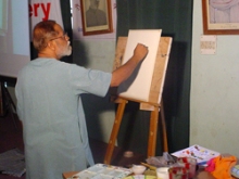 Live Portrait painting Demonstraion by Shrikant Jadhav