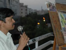 Demonstration of Landscape in Watercolour Painting by Milind Mulick