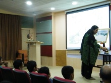 Live watercolour painting demonstration by Chitra Vaidya