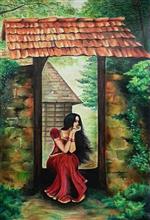 Awaiting, Painting by Meenal Acharya