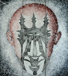 Memories, painting by Anuj Malhotra, Pen and Ink on Canvas, 30 X 34