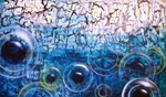 Awakening, painting by Anuj Malhotra, Mixed media on canvas, 18 X 30 inches
