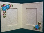 Doublw Photo Frame I, Paper Quilling, 5 x 10 inches, by Deepti Apte