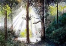 Early Morning, Painting by Jitendra Sule