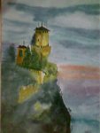 Sparkling Evening by Kalidhas Arumugam, Watercolor on Paper, 22 x 30 inches