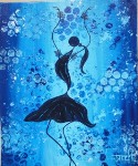 Self Indulgence I, painting by Prachi Gorwadkar, Acrylic on canvas, 8 X 10