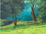 Landscape, painting by Sunil Kulkarni, Oil on canvas, 30 X 40 inches