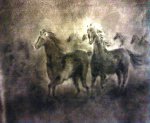 Together, painting by Utpal Mazumder, Oil on Canvas, 17 x 20 inches