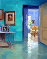 My Home, Painting by Anwar Husain