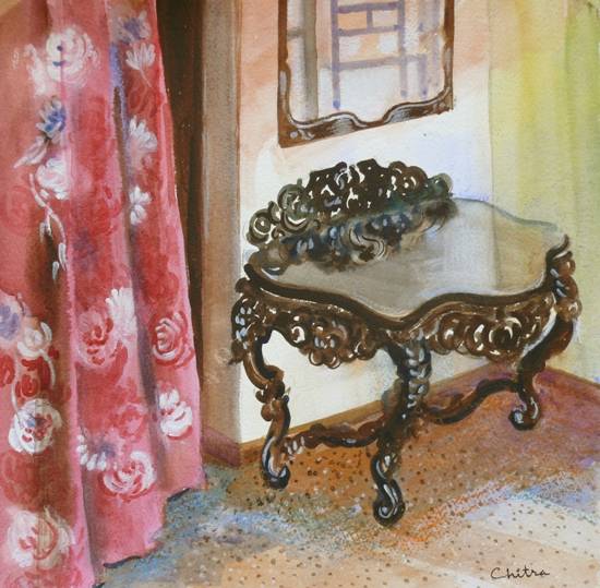Painting by Chitra Vaidya - Heritage Hotel XII, Panchgani