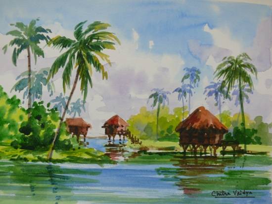 Paintings by Chitra Vaidya - Kerala 5