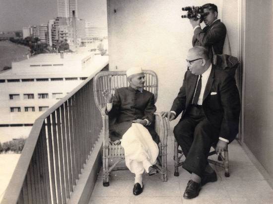 Photograph by Prem Vaidya - Prime Minister Lal Bahadur Shastri, Cairo, 1964