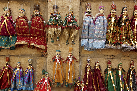 Photograph by Milind Sathe - Handmade Dolls at Jaisalmer
