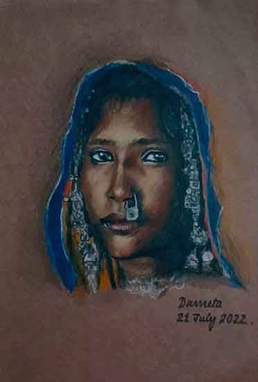 Painting by Dameta Priyaviri Dhillon - Entrapment