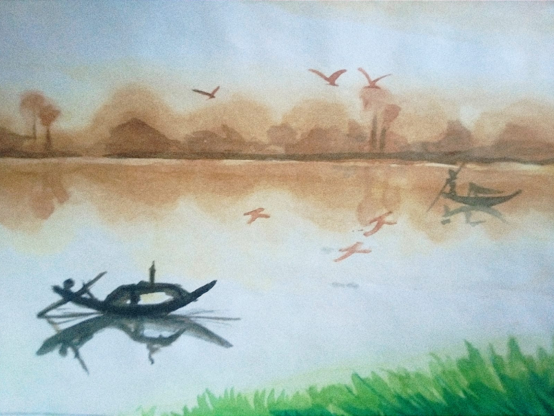 Painting by Purabi Baral - WATER COLOUR