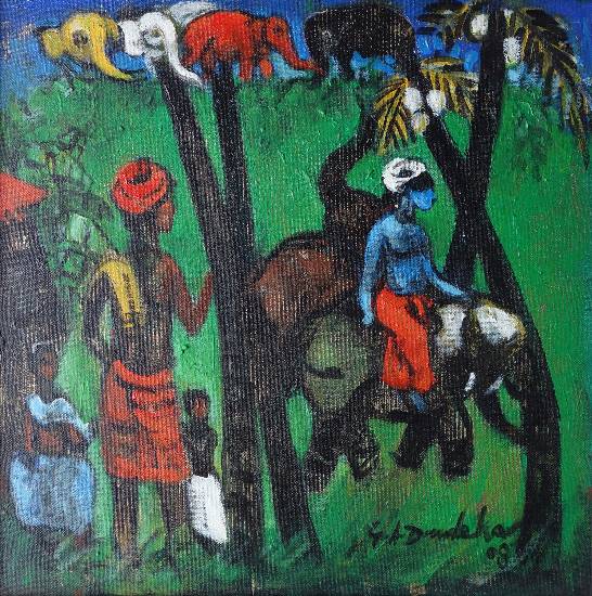 Painting by G A Dandekar - Kerla Life