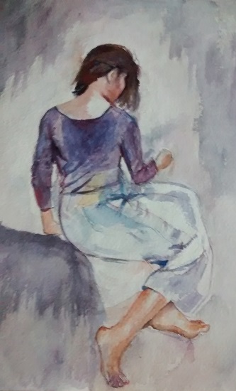 Painting by Mrudula Bapat - Mood