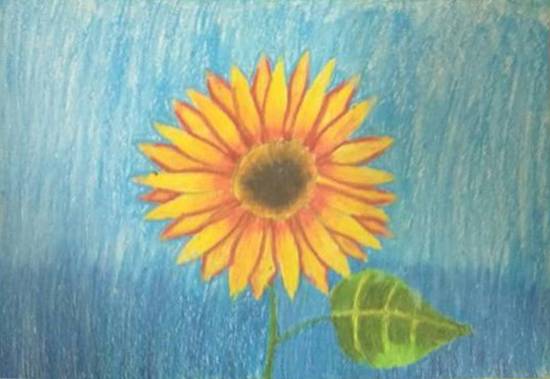Painting by Toshani Mehra - Sunflower
