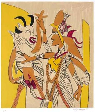 Paintings by K G Subramanyan - Untitled III