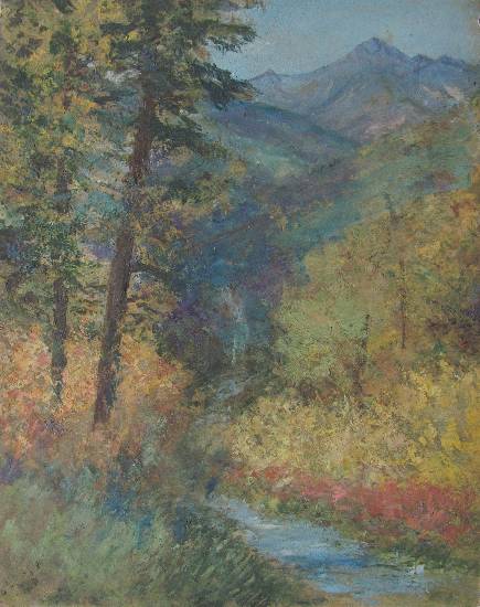 Painting by H C Rai - Beautiful autumn