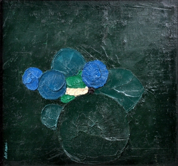 Untitled, Painting by Jeff Mistri, Oil on Ply, 10.5 X 11.25 inches