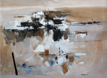 Mother, Painting by P. K. Nandkumar, Acrylic on Canvas, 30 X 20 inches