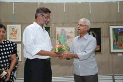 Demonstration of Painting by Sanjay Shelar & Khilchand Chaudhary