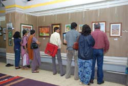 Demonstration of Painting by Sanjay Shelar & Khilchand Chaudhary