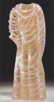 Gautama, Murano glass sculpture, Painting by Anjolie Ela Menon