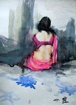 Figure Figurative,Painting by Mukta Avachat