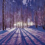 Winter Sunlight, Painting by Ramesh Jhawar