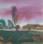 landscape - 2, Painting by Raosaheb Gurao