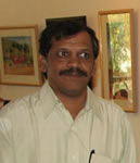 Artist Satish Ghatpande