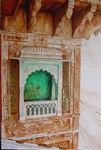 Emerald Balcony,Painting by Shuchi Krishan