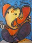 Ganesha - VI, Painting by Siddharth Ghosh