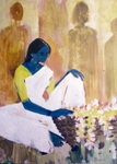 Foolwali, Painting by Subhash Pawar