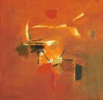 Untitled - XII, Abstract, Painting by Vikram Kulkarni