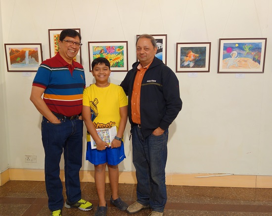 (L to R) Milind Joshi, Milind Joshi Jr.,
Milind Sathe