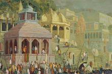 Banaras - 23, painting by Yashwant Shirwadkar, Oil on Canvas, 24 x 36 inches