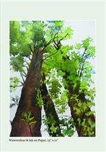 Call of the Hills, Brochure - Page - 5, Exhibition of paintings and sketches by Chitra Vaidya, at Jehangir Art Gallery, Mumabai