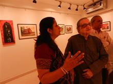 Chitra Vaidya with Shri. Vasant Sarwate