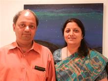 Chitra Vaidya with Shri. Milind Sathe