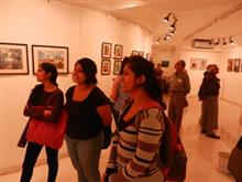 Students enjoying the show 