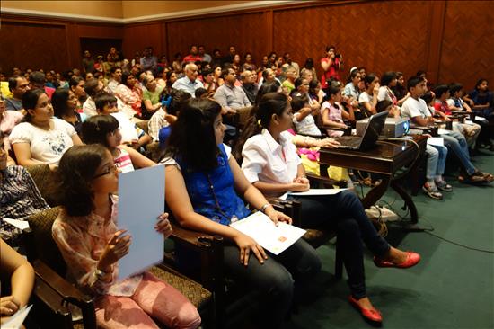 Packed audience at Harmony Hall,Nehru Centre, Mumbai